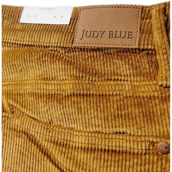 Judy Blue High Rise Camel Corduroy Bootcut Pant Women's 22W Stretch #AR88521 NWT - Picture 15 of 16